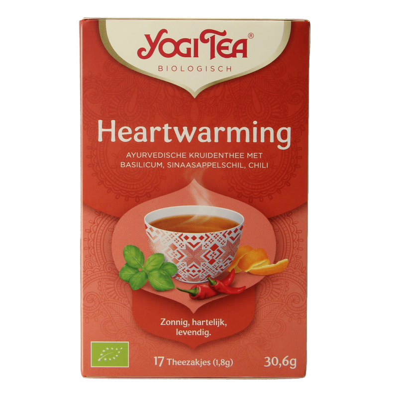 Yogi Tea Heartwarming bio 17 Zakjes