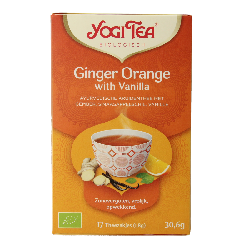 Yogi Tea Ginger orange vanilla bio 17 Zakjes