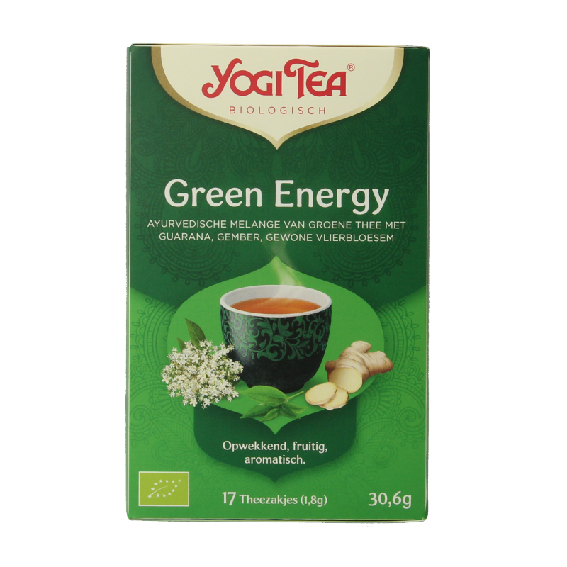 Yogi Tea Green energy bio 17 Zakjes