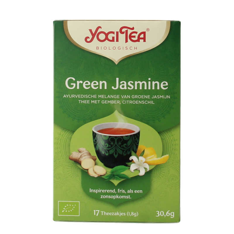 Yogi Tea Green jasmine bio 17 Zakjes