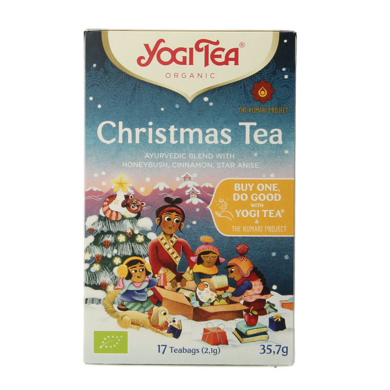 Yogi Tea Christmas tea builtje bio 17 Zakjes