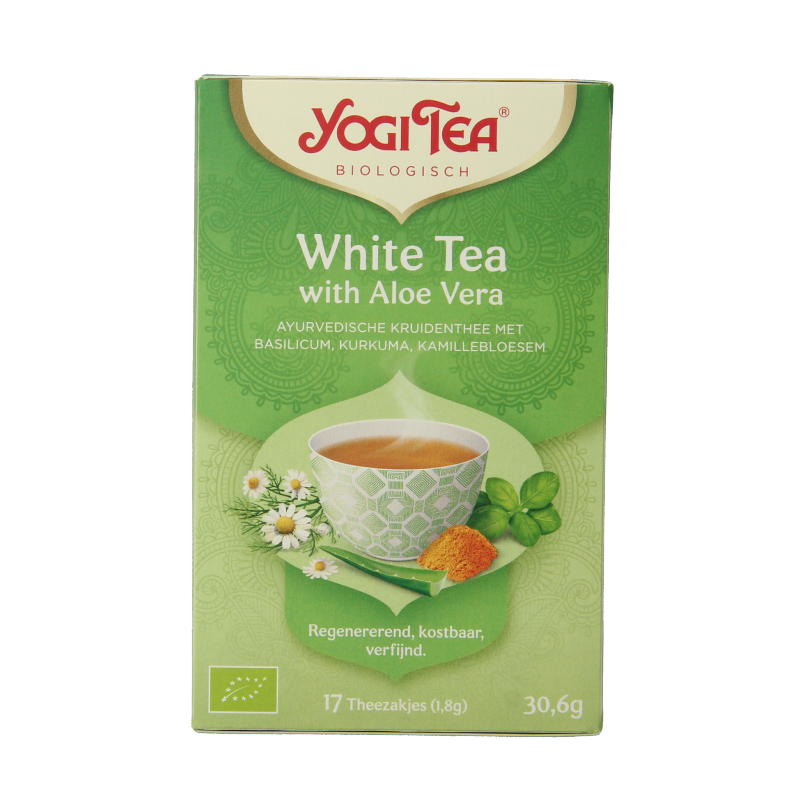 Yogi Tea White tea with aloe vera bio 17 Zakjes