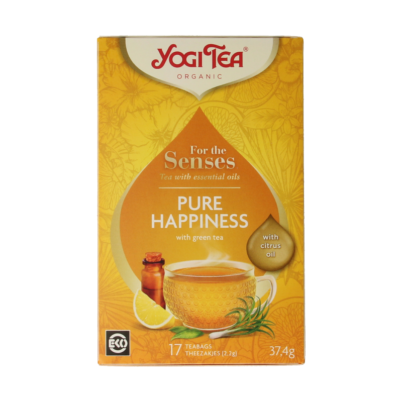 Yogi Tea Tea for the senses pure happiness bio 17 Zakjes