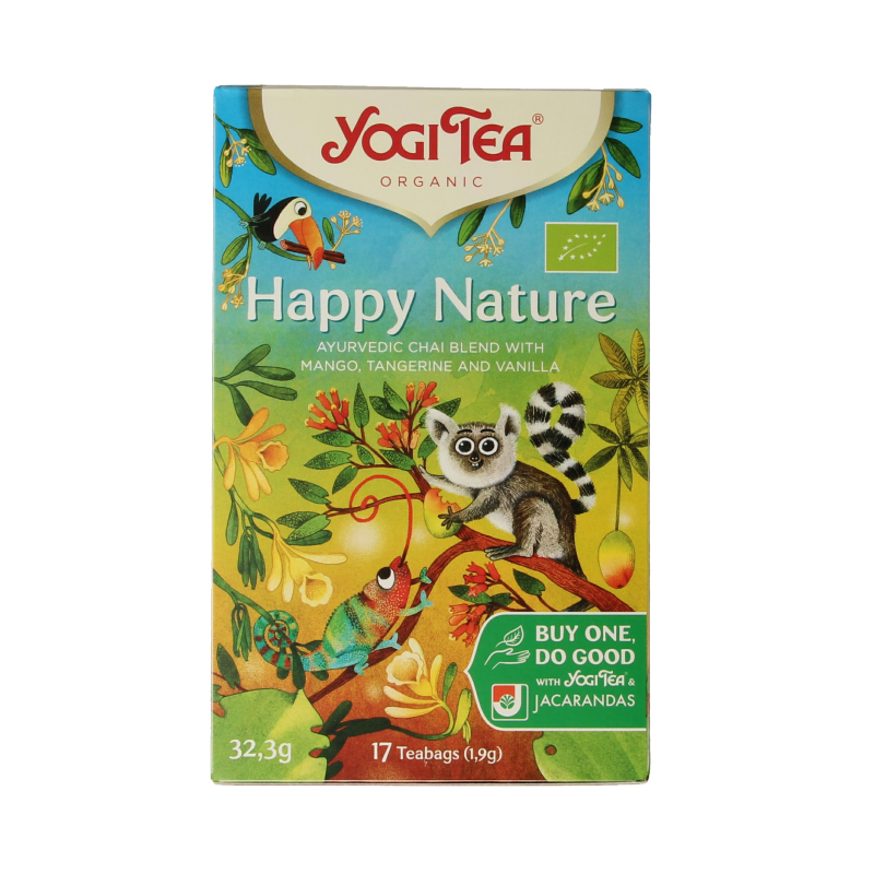 Yogi Tea Happy nature bio 17 Zakjes