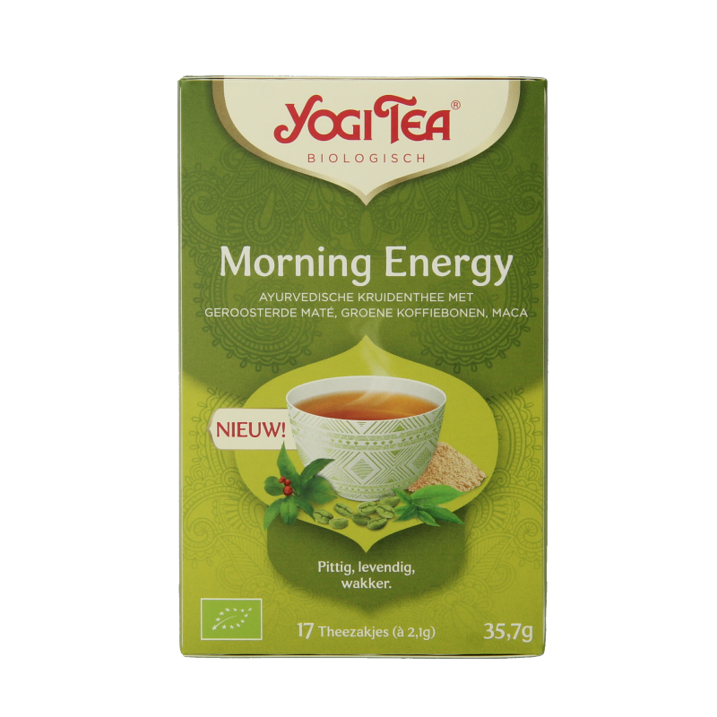 Yogi Tea Morning energy bio 17 Zakjes