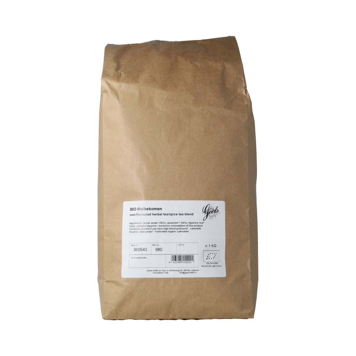 Geels Welbekomen thee bio 1.00 Kilogram