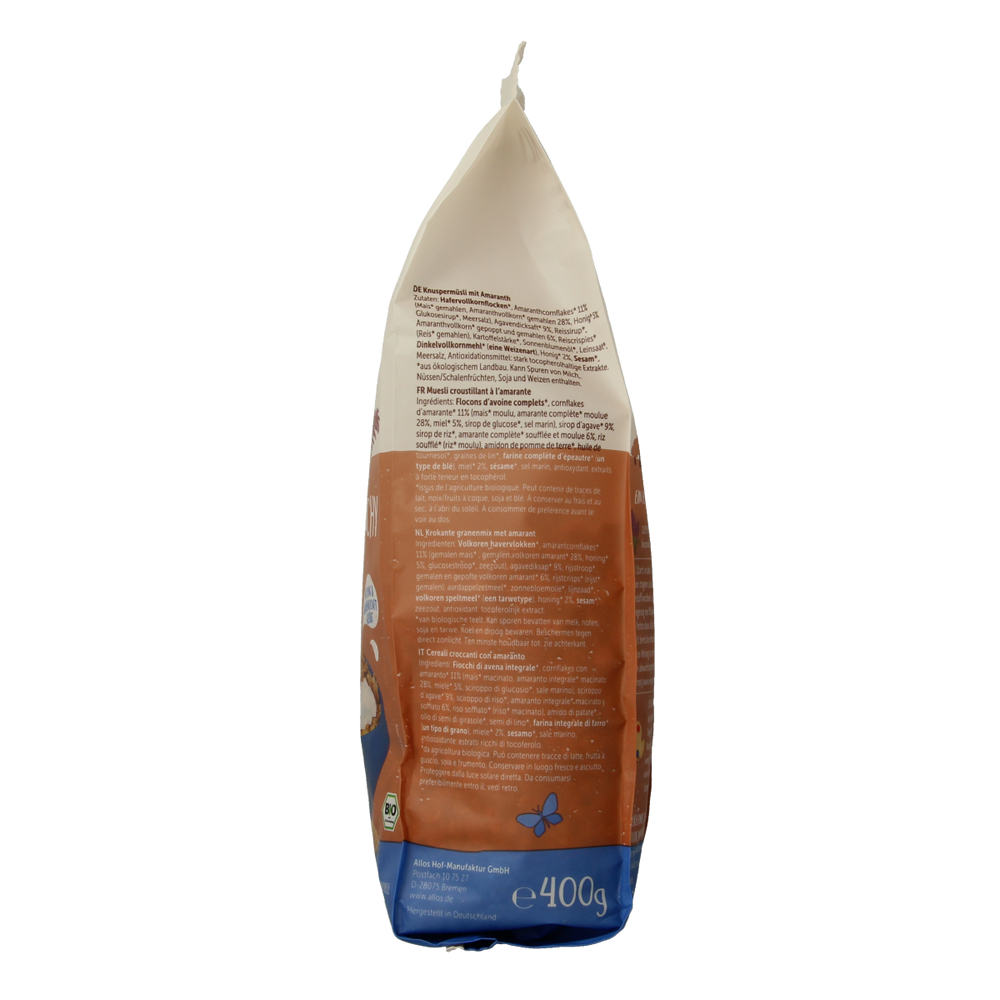 Allos Crunchy amarant basic bio 400.00 Gram