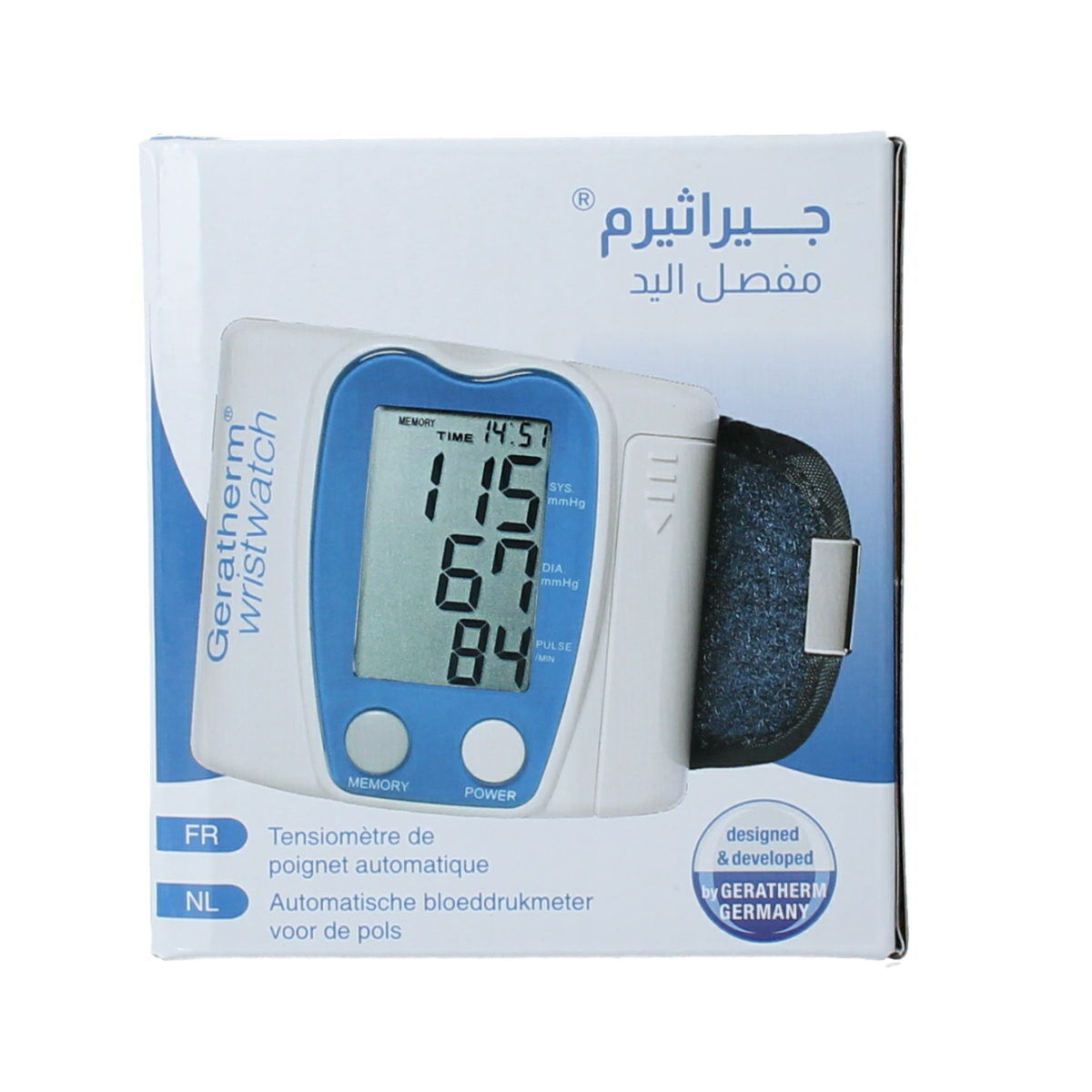 Geratherm Wristwatch bloeddrukmeter pols 1.00 Stuks