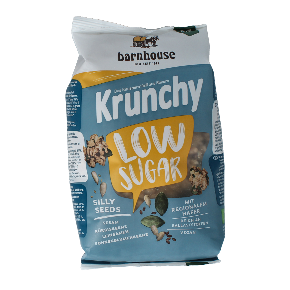 Barnhouse Krunchy Silly seeds low sugar 375.00 Gram