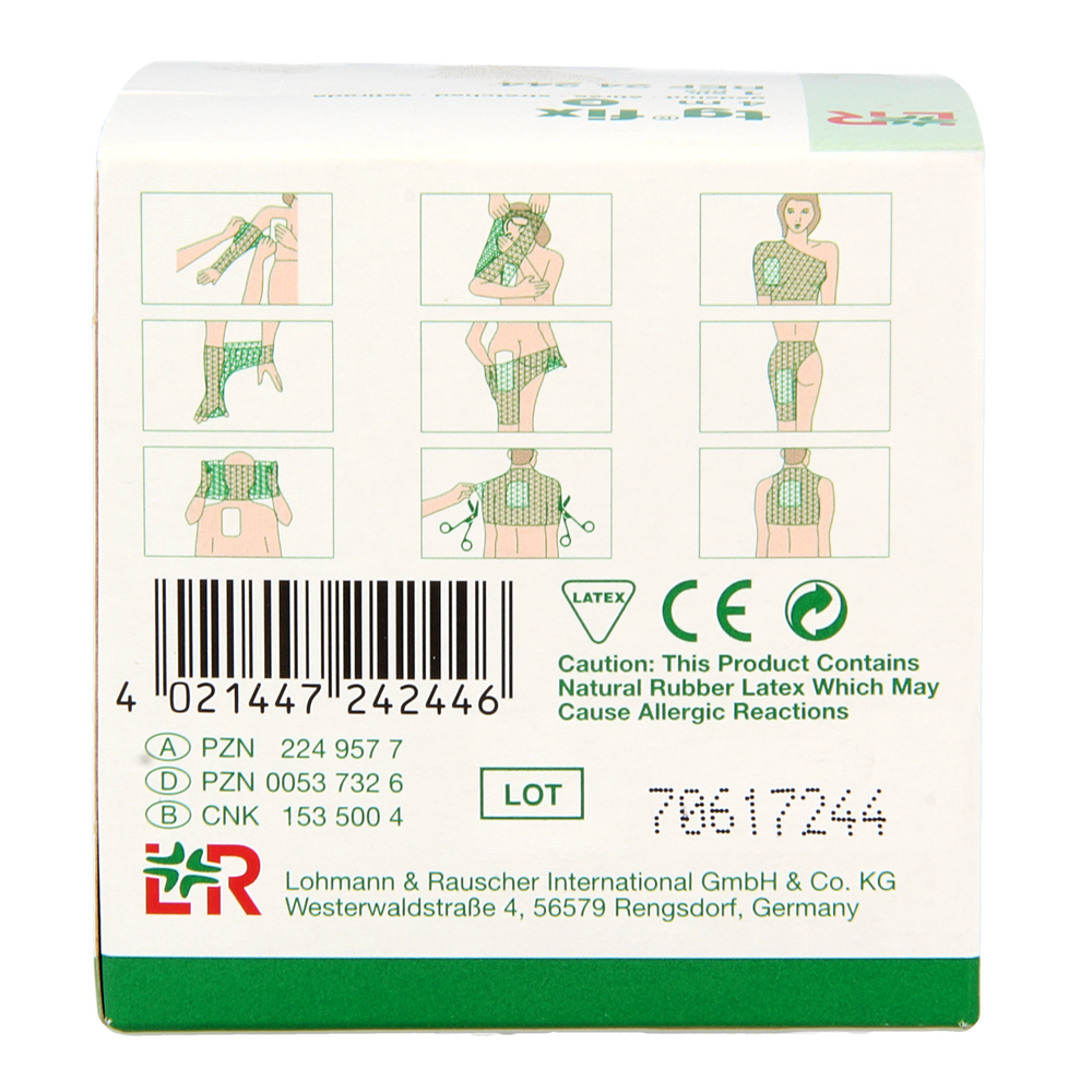 TG Fix netverband E rekbaar 4 meter hoofd/romp/groot 1.00 Stuks