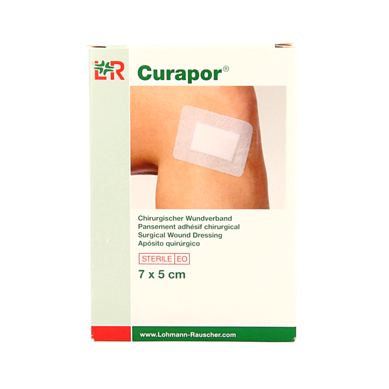 Curapor Wondpleister 7 x 5cm steriel 5 Stuks
