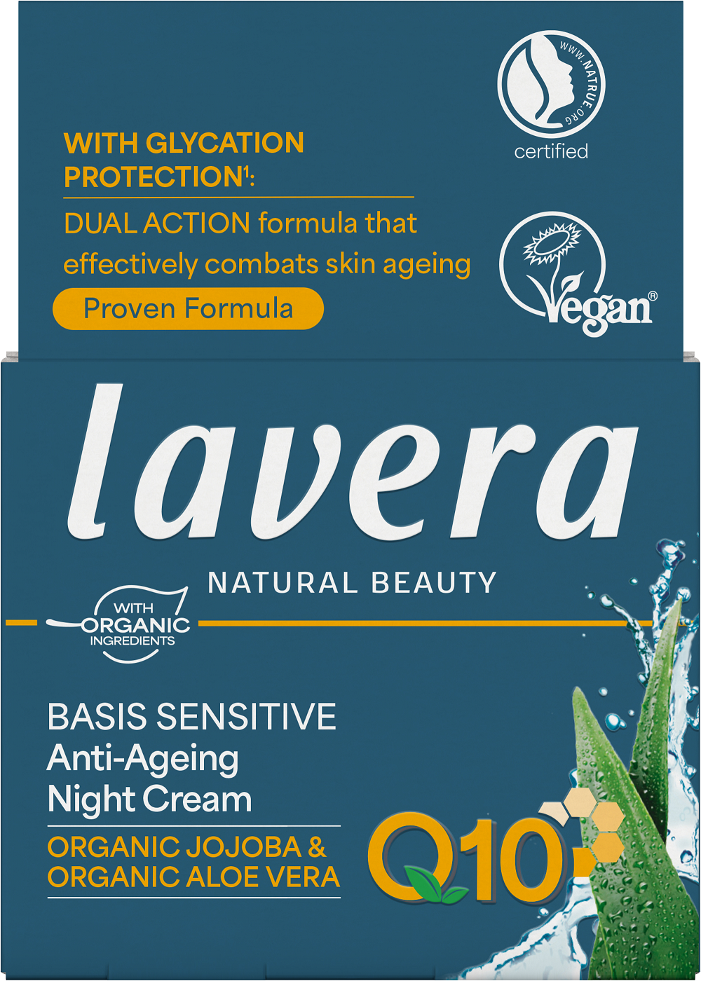 Lavera Basis Sensitive Q10 night cream 50.00 Milliliter