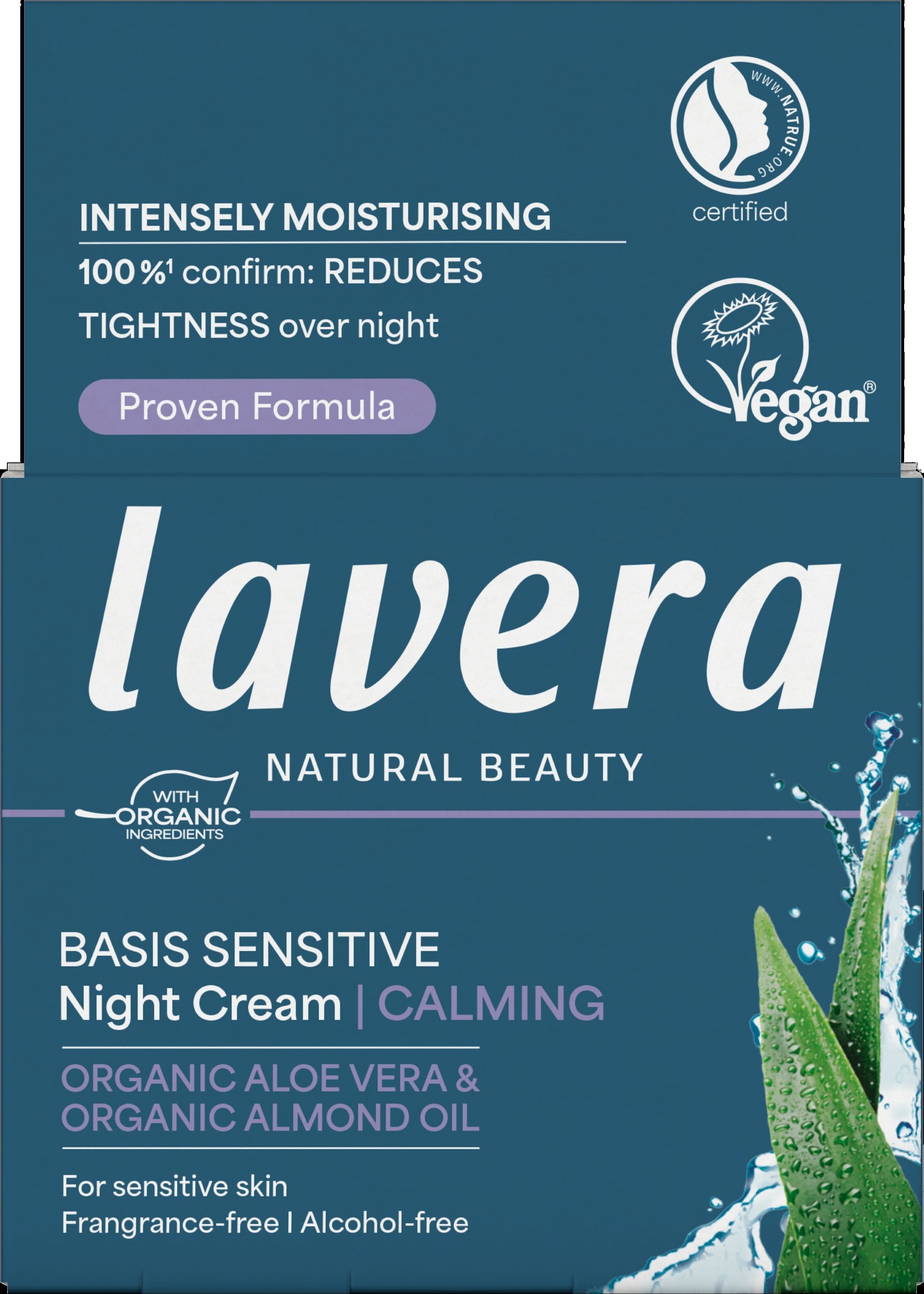 Lavera Basis Sensitive calming night cream 50 Milliliter