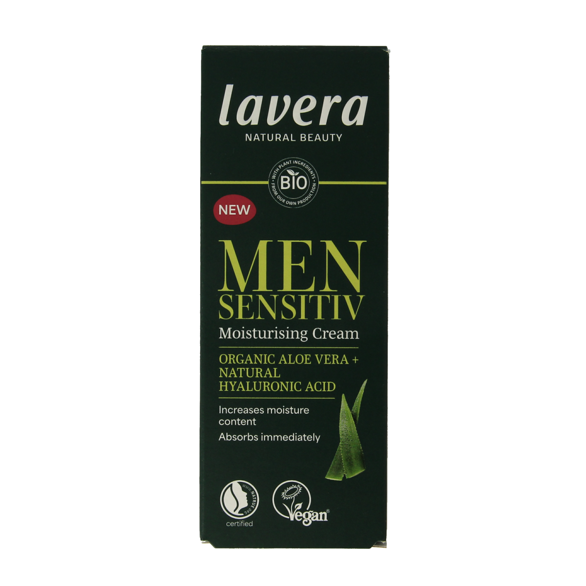 Lavera Men sensitiv moisturizing cream bio 50.00 Milliliter