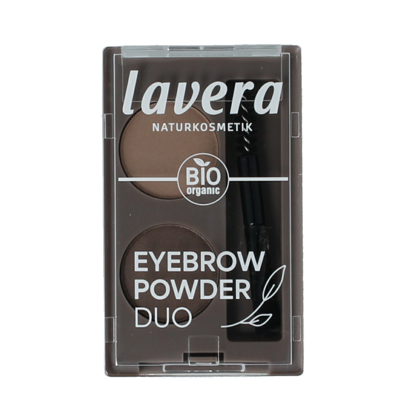 Lavera Eyebrow powder duo bio 1 Stuks