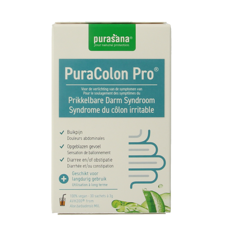 Purasana Puracolon pro prikkelbare darm syndroom sachets 90 Gram