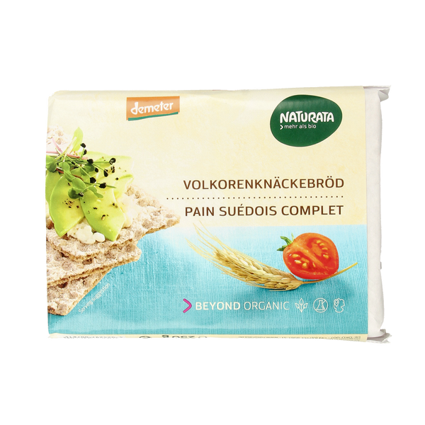 Naturata Knackebrod volkoren rogge demeter bio 250.00 Gram