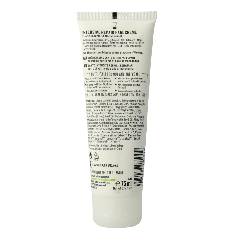 Sante Intensive repair hand cream 75 Milliliter