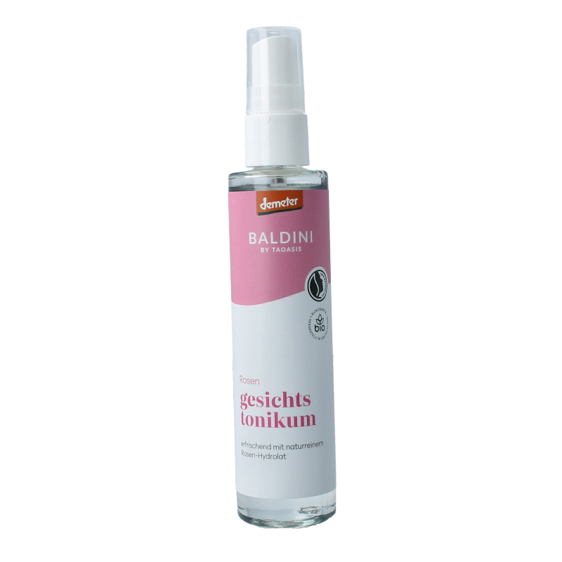 Baldini Gezichtstonic rose hydrolaat demeter 50 Milliliter