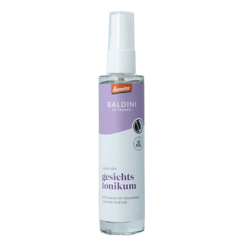 Baldini Gezichtstonic lavendel hydrolaat demeter 50 Milliliter