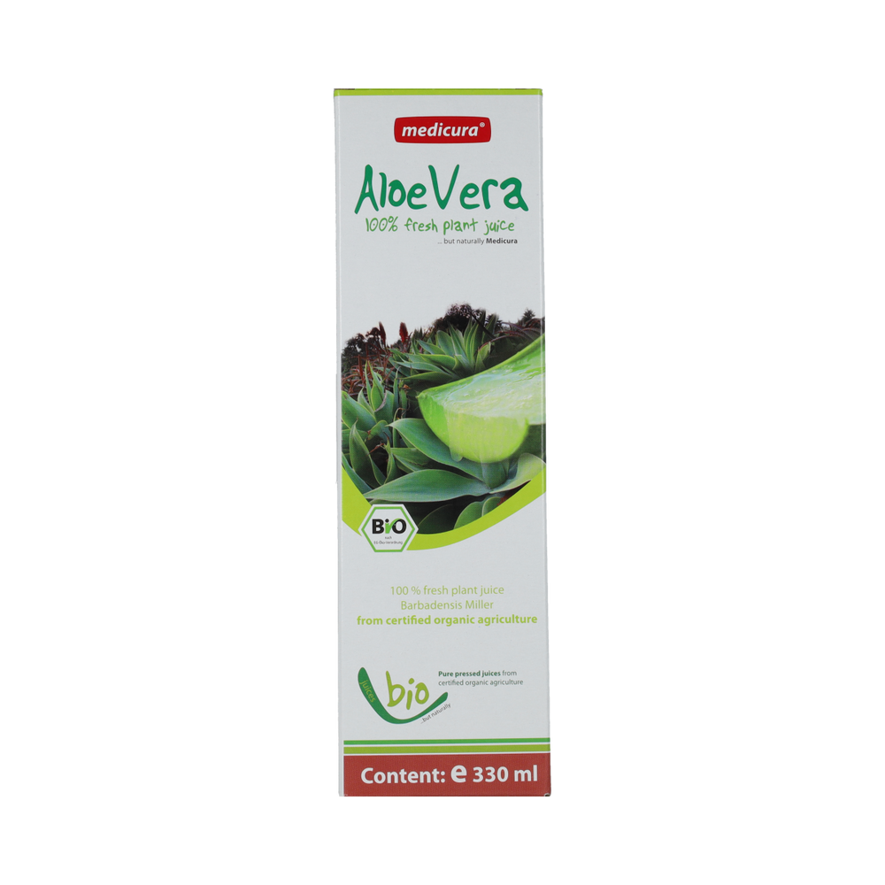 Medicura Aloe vera 100% sap bio 330.00 Milliliter