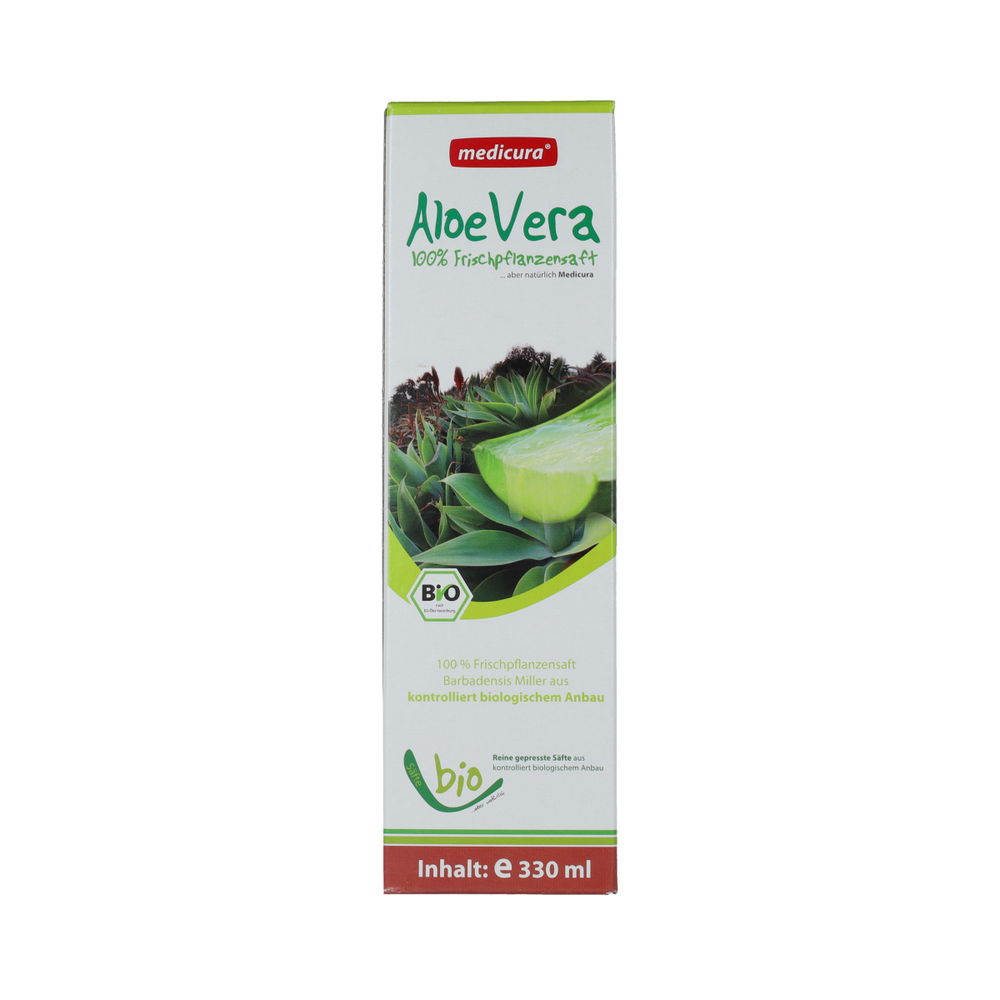 Medicura Aloe vera 100% sap bio 330.00 Milliliter