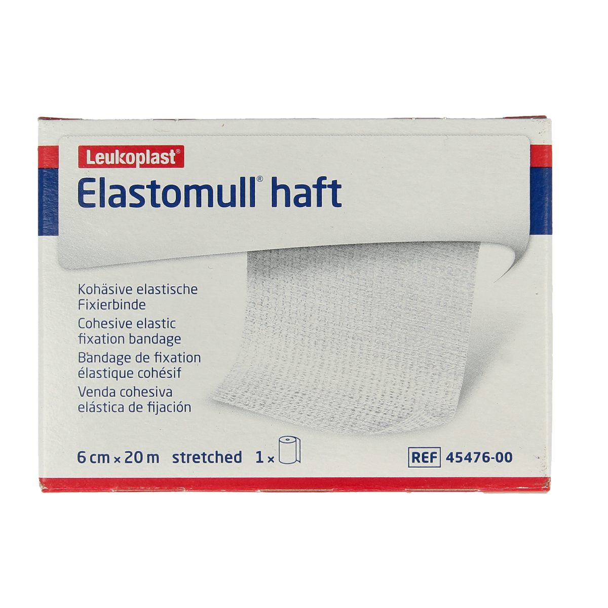Elastomull Fixatiewindsel haft 20m x 6cm 45476 beige/wit 1.00 Stuks