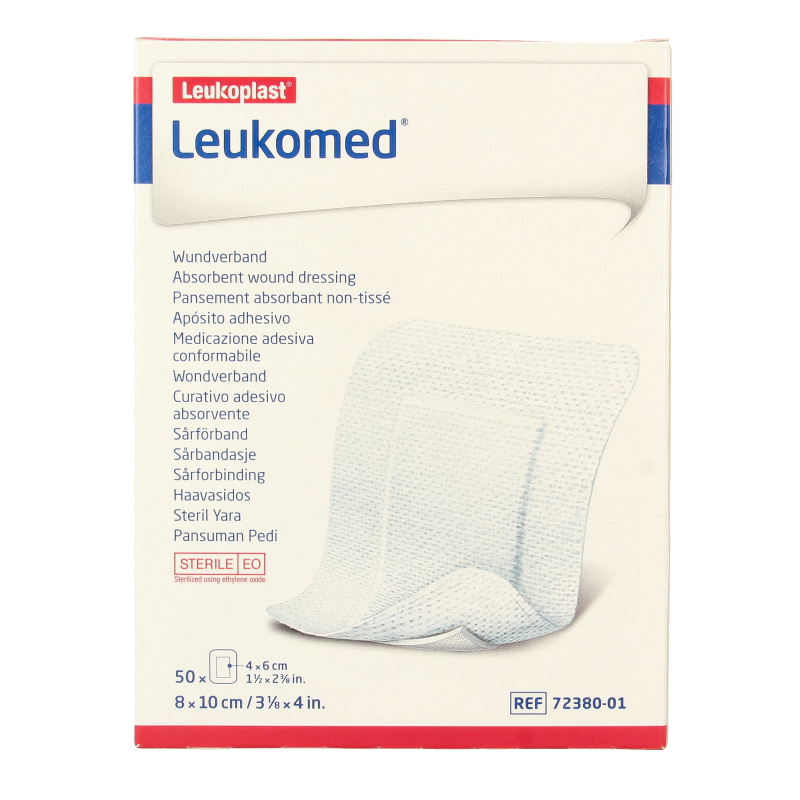 Leukomed Wondverband 8.0 x 10cm steriel 50 Stuks
