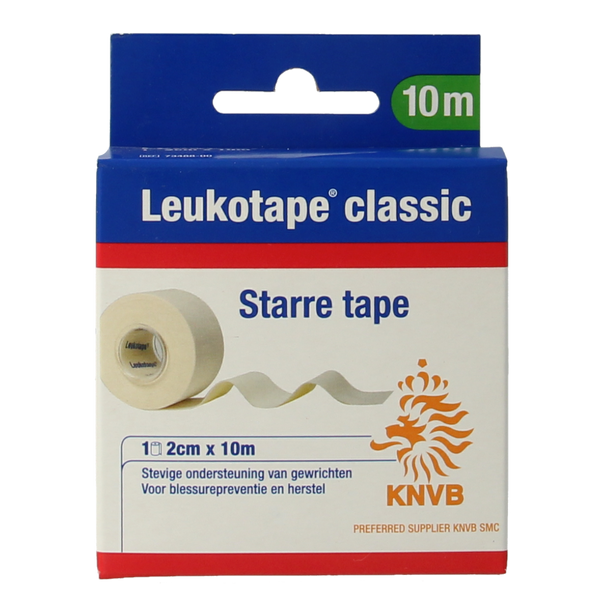 Leukotape Classic starre tape 2cm x 10m 1.00 Stuks