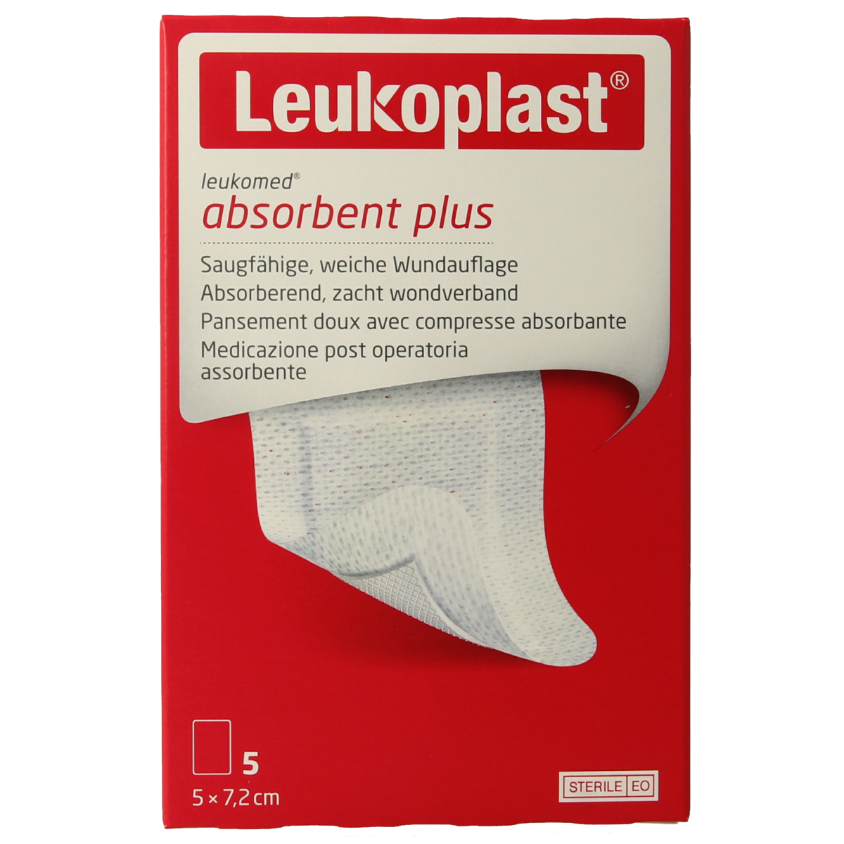 Leukoplast Wondverband 7.2 x 5cm 5.00 Stuks