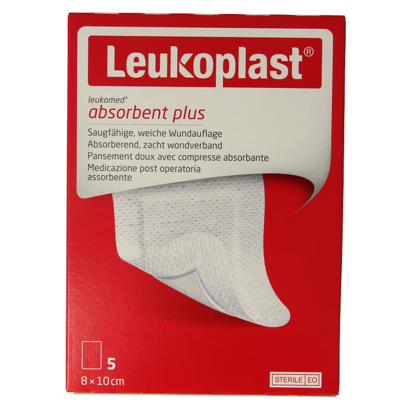 Leukomed Wondverband 8.0 x 10cm steriel 5 Stuks