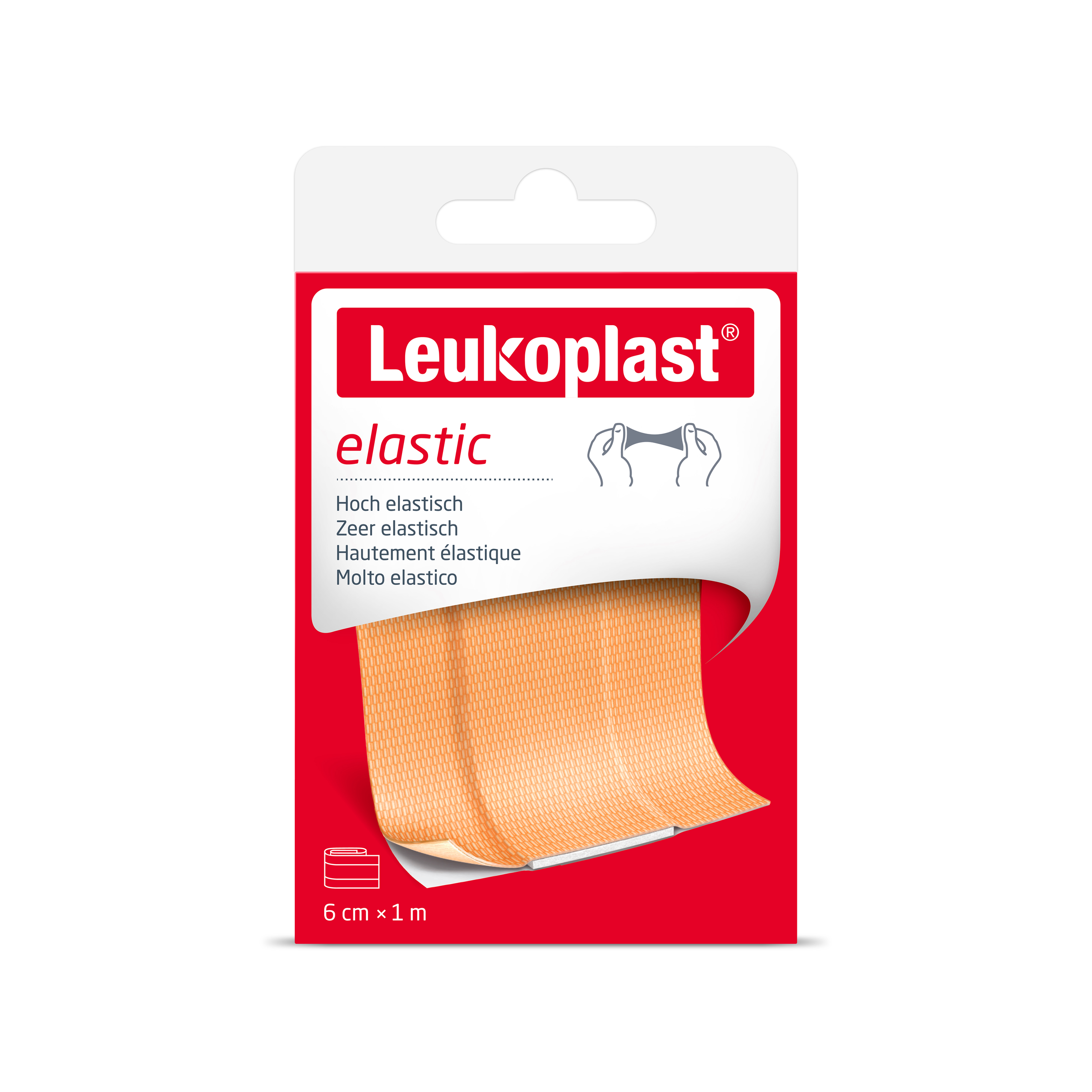 Leukoplast Elastic 1m x 6cm 1.00 Stuks