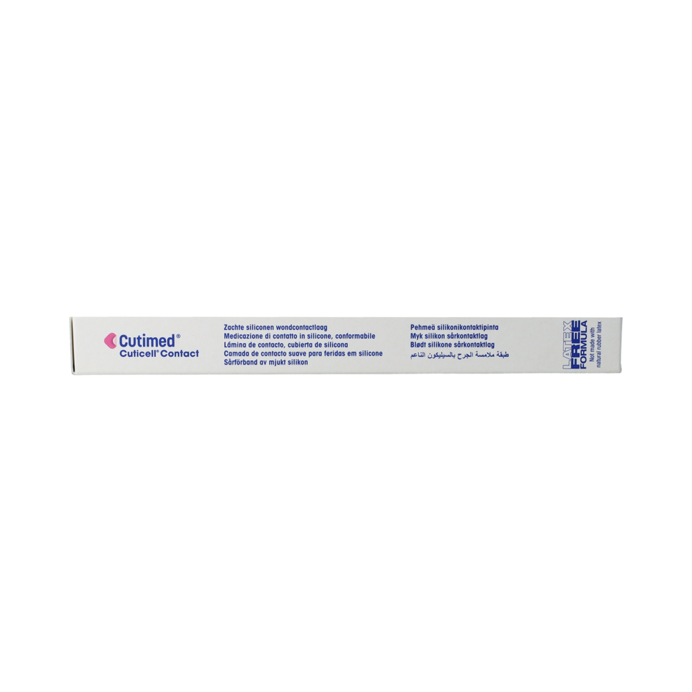 Cuticell CUTIMED CONTACT SILICONE 7.5X 10 CM 5.00 Stuks