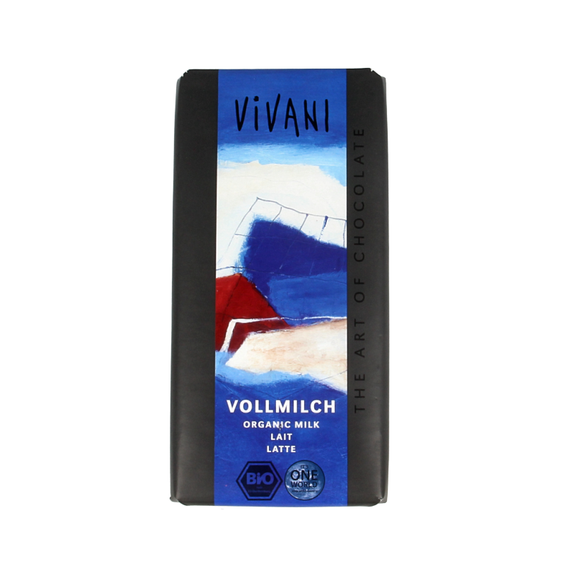 Vivani Chocolade melk delicaat bio 100 Gram