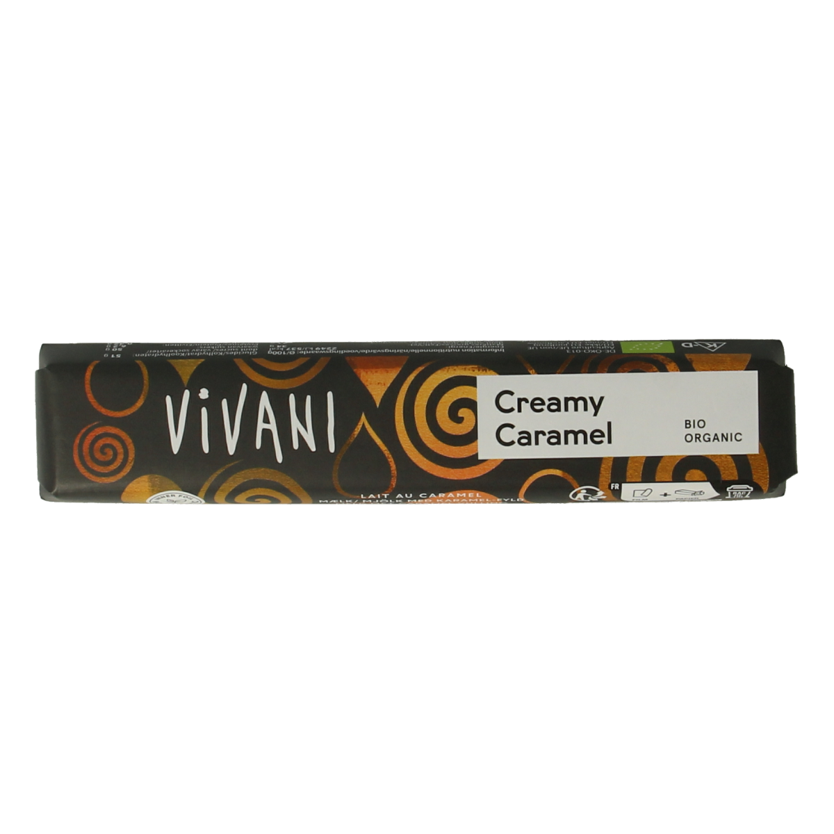 Vivani Chocolate To Go creamy caramel bio 40.00 Gram