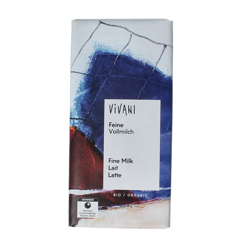 Vivani Chocolade melk bio 80 Gram