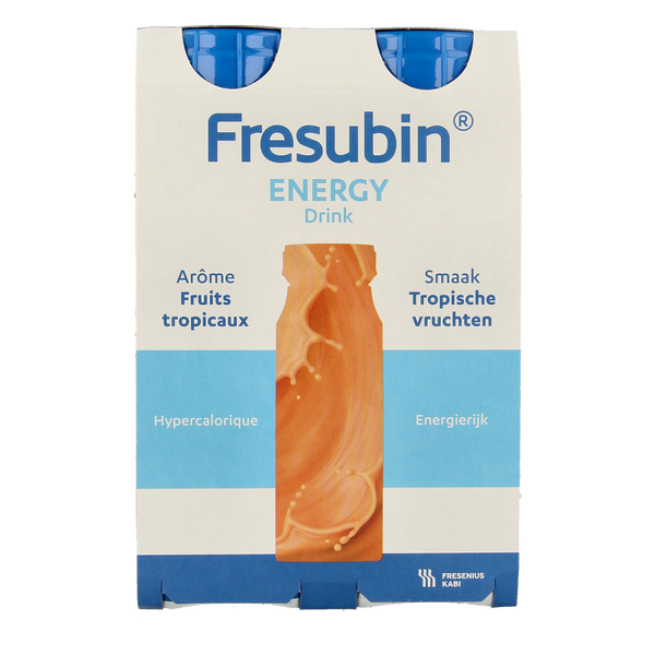 Fresubin Energy drink tropische vruchten 200ml 4.00 Stuks