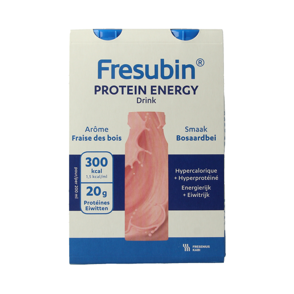 Fresubin Protein bosaardbei 200ml 4.00 Stuks