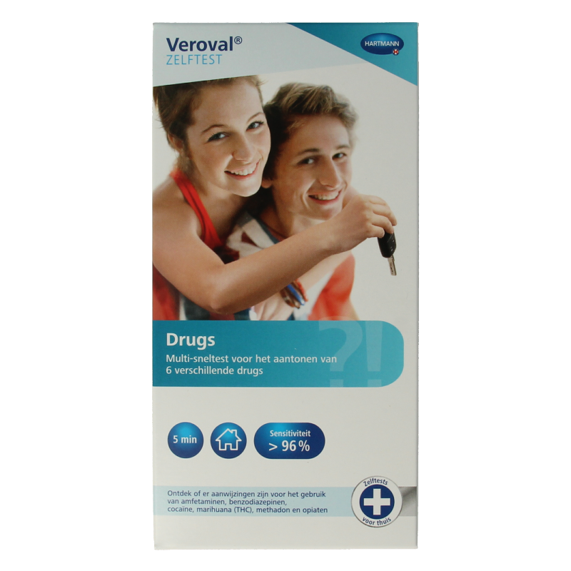 Veroval Zelftest drugs 1 Stuks