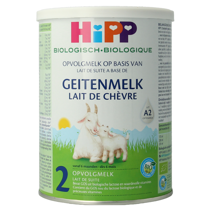 Hipp 2 Biologische opvolgmelk op basis van geitenmelk 400 Gram