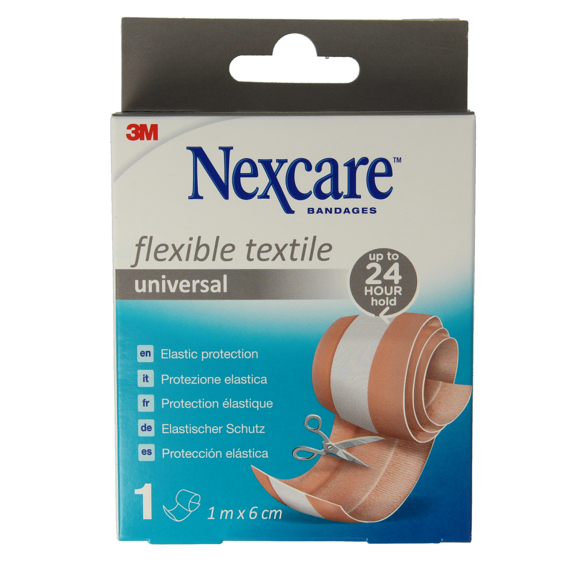 Nexcare Textile flexible 1mx6cm 1.00 Stuks