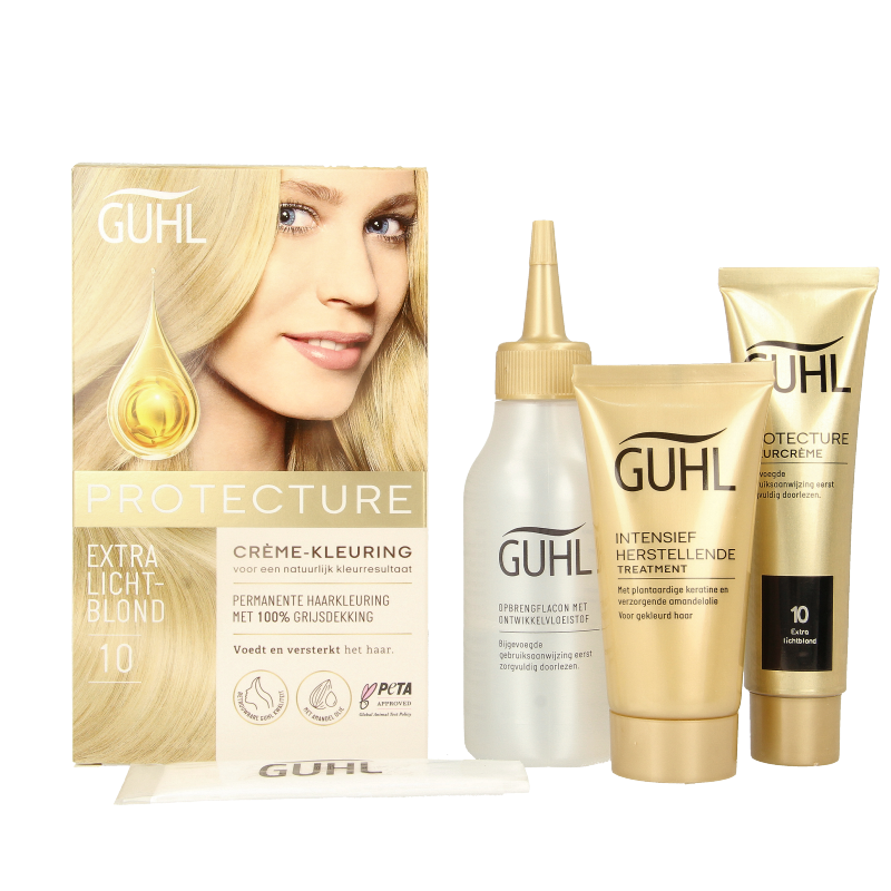 Guhl Beschermende cremekleur 10 extra lichtblond  1 Set