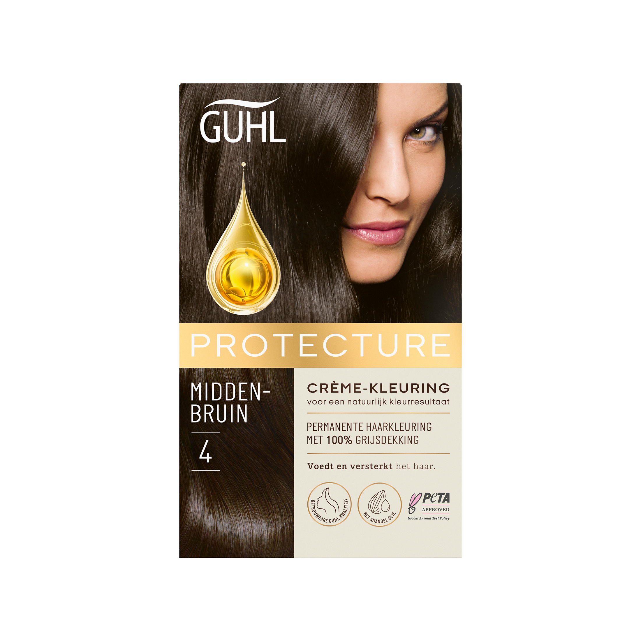 Guhl Beschermende cremekleur 4 middenbruin  1.00 Set