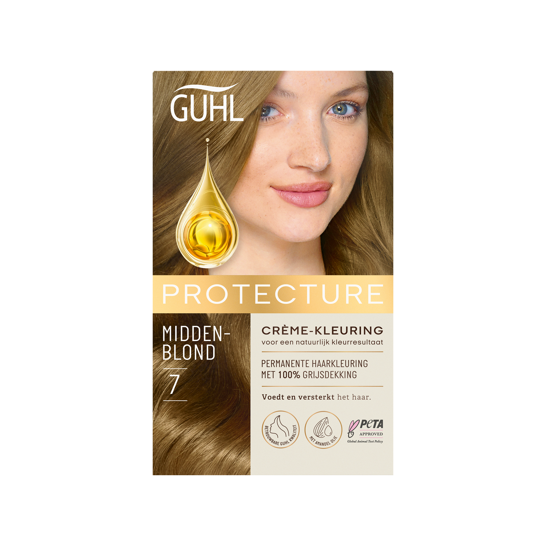 Guhl Beschermende cremekleur 7 midblond  1 Set