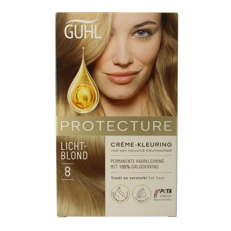 Guhl Beschermende cremekleur 8 lichtblond  1 Set