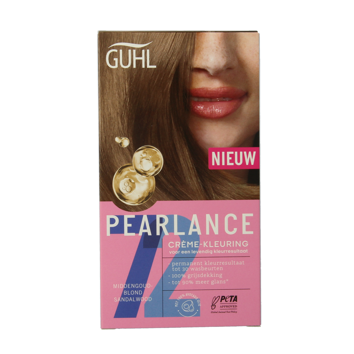 Guhl Pearlance intensieve cremekleur 72 middenblond 1.00 Set