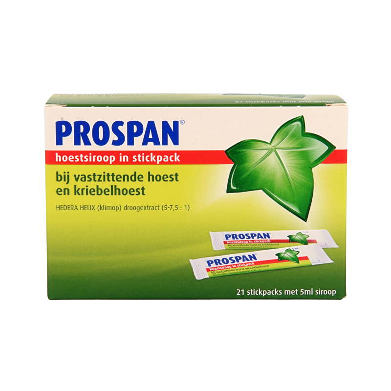 Prospan Hedera helix stickpack 5 ml 21 Stuks