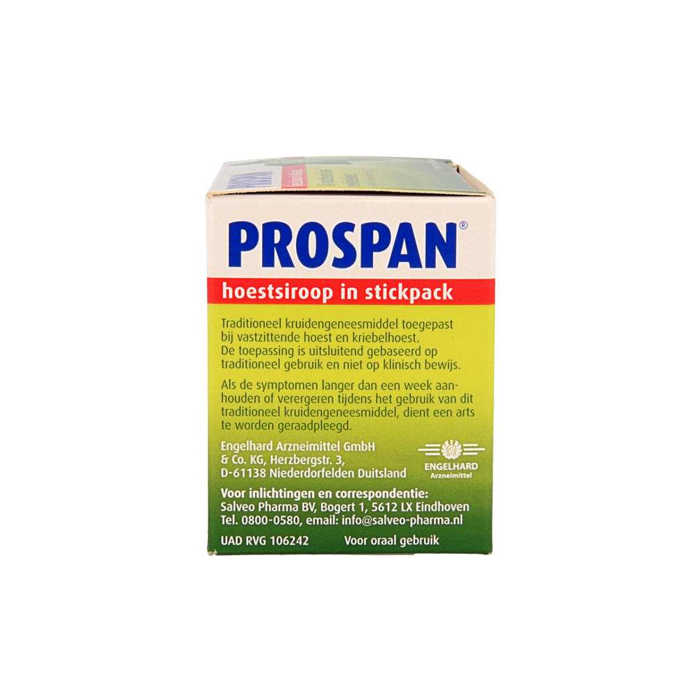 Prospan Hedera helix stickpack 5 ml 21.00 Stuks