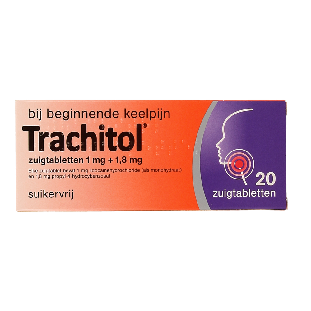 Trachitol Zuigtabletten suikervrij 20.00 Zuigtabletten