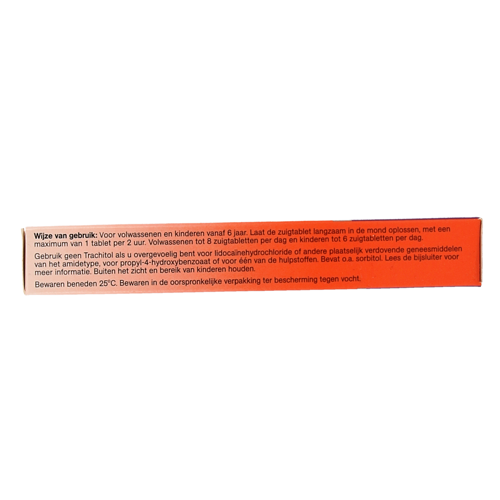 Trachitol Zuigtabletten suikervrij 30.00 Zuigtabletten